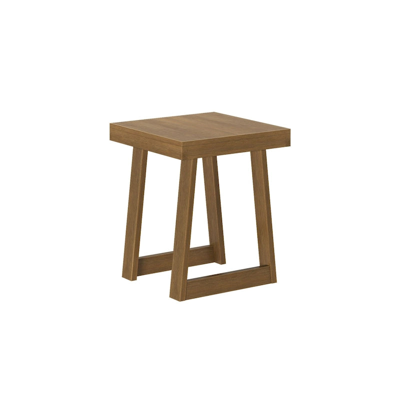 Tavolino classico quadrato Plank and Beam - 20.25