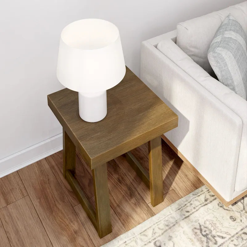 Tavolino classico quadrato Plank and Beam - 20.25