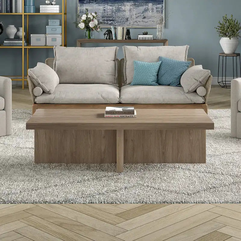 Tavolino rettangolare Elna 54 Wide - 54 Wide