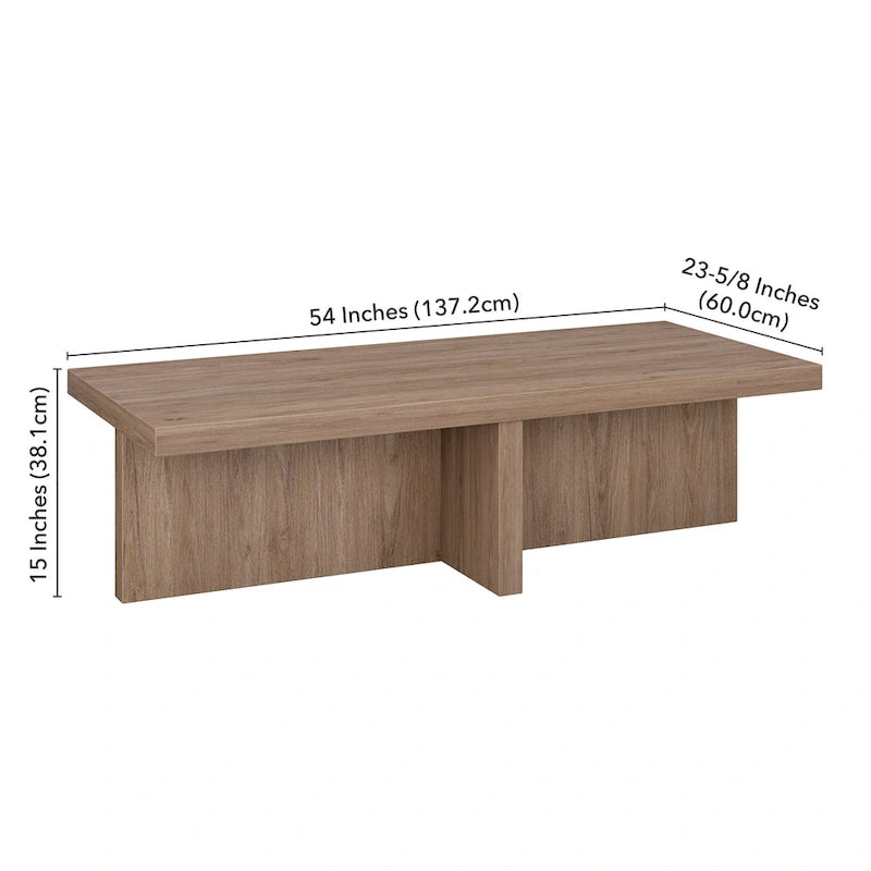 Tavolino rettangolare Elna 54 Wide - 54 Wide