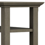 WYNDENHALL Normandy Tavolino stretto transizionale in legno massello largo 14 pollici - 14 pollici di larghezza