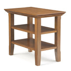WYNDENHALL Normandy Tavolino stretto transizionale in legno massello largo 14 pollici - 14 pollici di larghezza