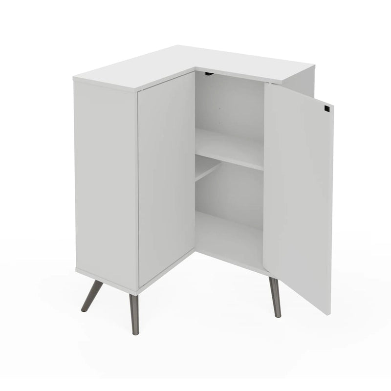 Meuble de rangement d'angle Krom pour petits espaces de Bestar