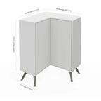 Meuble de rangement d'angle Krom pour petits espaces de Bestar