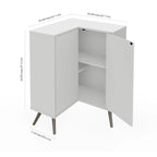 Meuble de rangement d'angle Krom pour petits espaces de Bestar