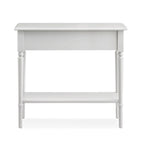 Leick Home Tavolino Consolle Stretto da Ingresso o Divano con Un Cassetto, Stile Costiero