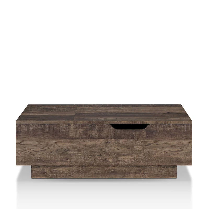 Tavolino da caffè Uver Rustic da 47 pollici con 1 ripiano a scomparsa di Furniture of America