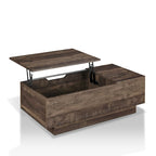 Tavolino da caffè Uver Rustic da 47 pollici con 1 ripiano a scomparsa di Furniture of America
