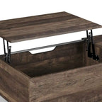 Tavolino da caffè Uver Rustic da 47 pollici con 1 ripiano a scomparsa di Furniture of America