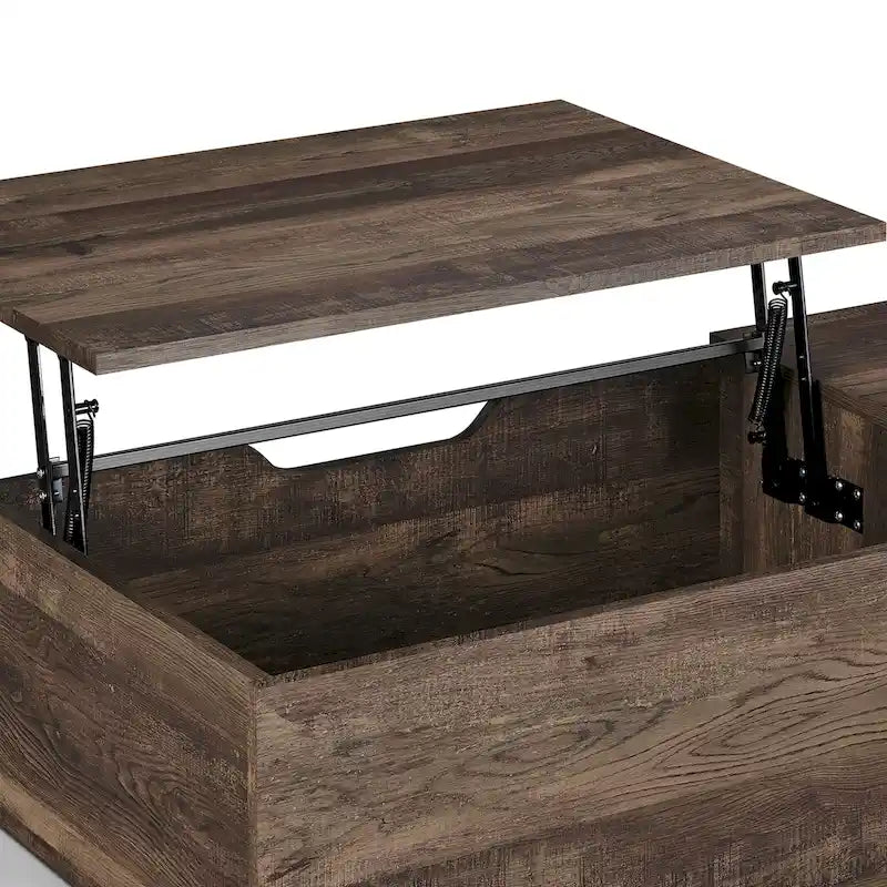 Tavolino da caffè Uver Rustic da 47 pollici con 1 ripiano a scomparsa di Furniture of America