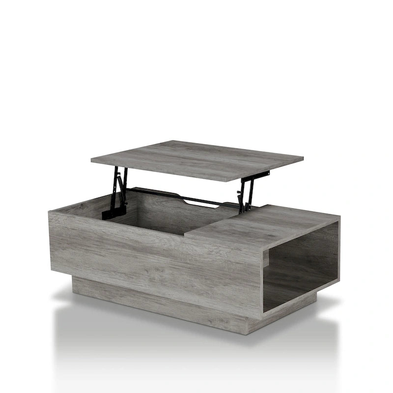 Tavolino da caffè Uver Rustic da 47 pollici con 1 ripiano a scomparsa di Furniture of America