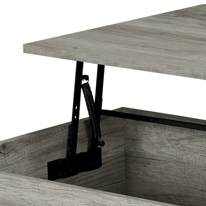 Tavolino da caffè Uver Rustic da 47 pollici con 1 ripiano a scomparsa di Furniture of America