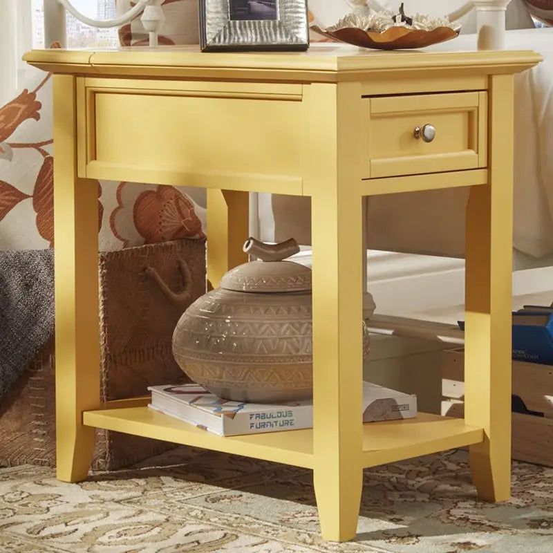 Tavolino con 1 cassetto Zayden con stazione di ricarica di iNSPIRE Q Bold