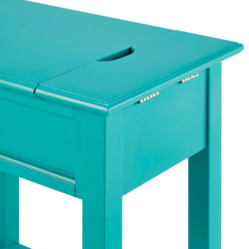 Tavolino con 1 cassetto Zayden con stazione di ricarica di iNSPIRE Q Bold