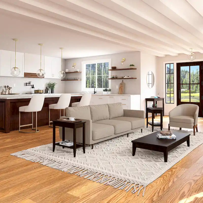 Tavolino Stretto con Ripiano Leick Home Laurent