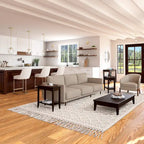 Tavolino Stretto con Ripiano Leick Home Laurent