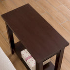 Tavolino Stretto con Ripiano Leick Home Laurent