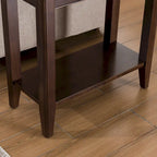 Tavolino Stretto con Ripiano Leick Home Laurent