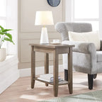 Tavolino Stretto con Ripiano Leick Home Laurent