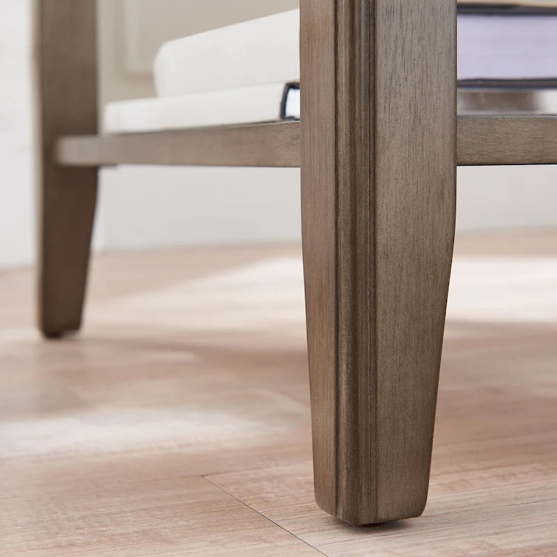 Tavolino Stretto con Ripiano Leick Home Laurent