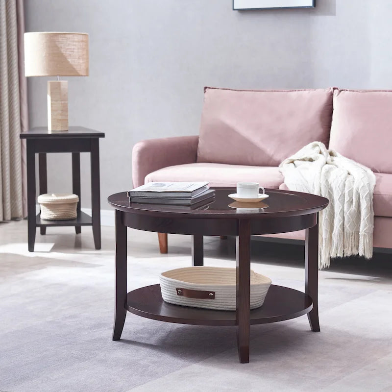 Tavolino Stretto con Ripiano Leick Home Laurent