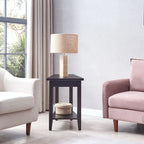Tavolino Stretto con Ripiano Leick Home Laurent