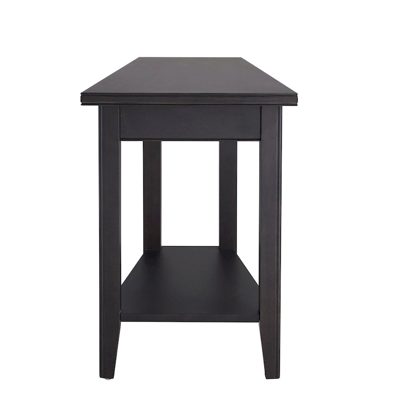Tavolino Stretto con Ripiano Leick Home Laurent