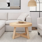 Tavolino rotondo classico Plank and Beam - 30