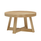Tavolino rotondo classico Plank and Beam - 30