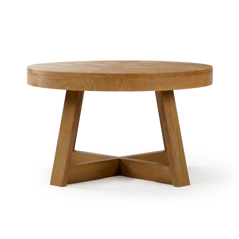 Tavolino rotondo classico Plank and Beam - 30