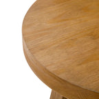 Tavolino rotondo classico Plank and Beam - 30