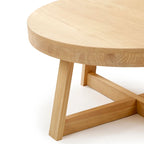 Tavolino rotondo classico Plank and Beam - 30