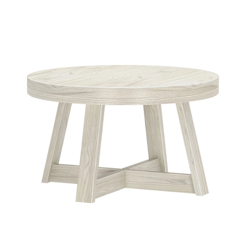 Tavolino rotondo classico Plank and Beam - 30
