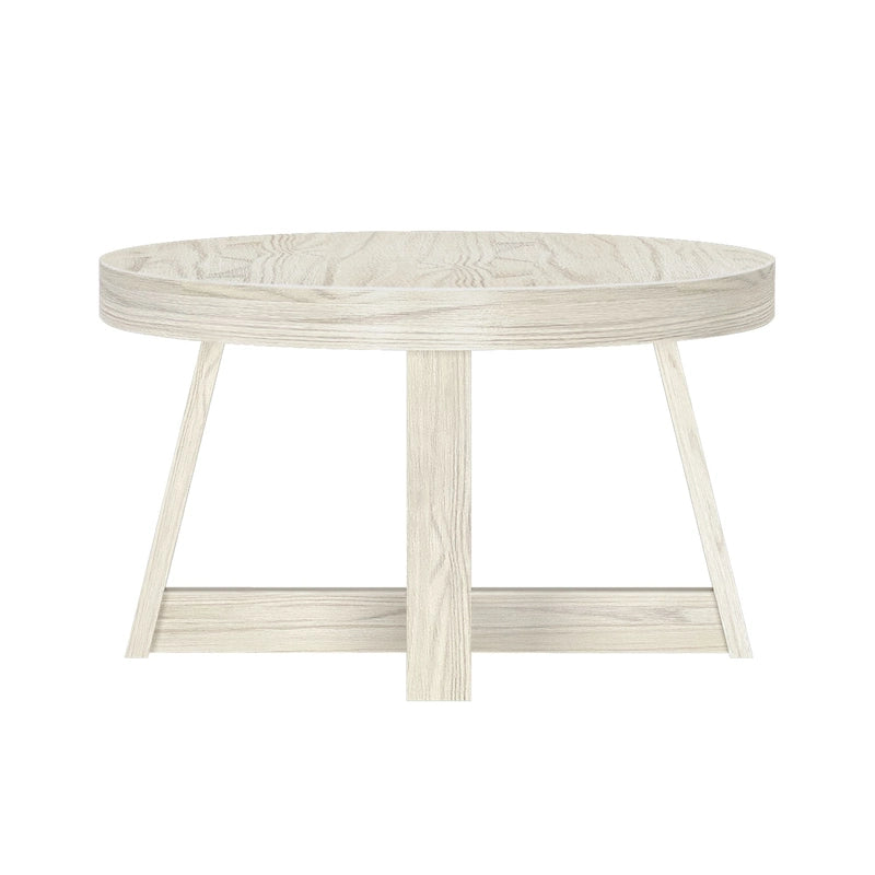 Tavolino rotondo classico Plank and Beam - 30