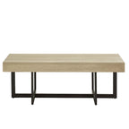 Eldersley Wood Finish Coffee Table with Two Drawers by iNSPIRE Q Modern