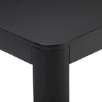 Plank and Beam Contour Curved Rectangular Coffee Table - 54