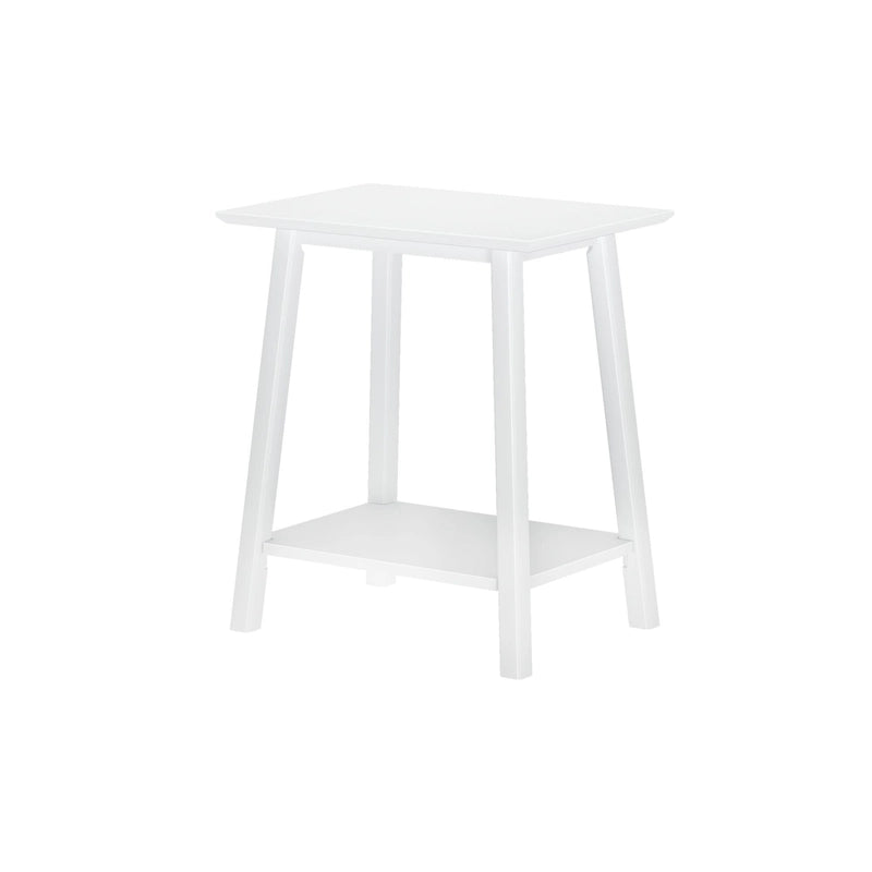 Tavolino d'appoggio moderno metà secolo Plank and Beam - 23 L x 16.25 P x 25.5 A