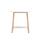 Tavolino d'appoggio moderno metà secolo Plank and Beam - 23 L x 16.25 P x 25.5 A