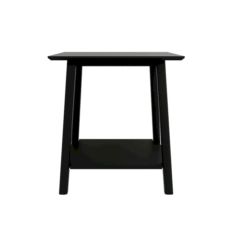 Tavolino d'appoggio moderno metà secolo Plank and Beam - 23 L x 16.25 P x 25.5 A