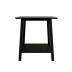 Tavolino d'appoggio moderno metà secolo Plank and Beam - 23 L x 16.25 P x 25.5 A