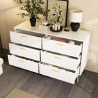 Cassettiera Moderna a 6 Cassetti, Unità di Organizzazione Elegante, Ideale per Camera da Letto e Salotto
