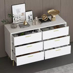 Cassettiera Moderna a 6 Cassetti, Unità di Organizzazione Elegante, Ideale per Camera da Letto e Salotto