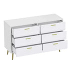 Cassettiera Moderna a 6 Cassetti, Unità di Organizzazione Elegante, Ideale per Camera da Letto e Salotto