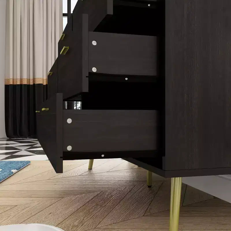 Cassettiera Moderna a 6 Cassetti, Unità di Organizzazione Elegante, Ideale per Camera da Letto e Salotto
