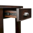 Leick Home 10507 Laurent Tavolino con un cassetto e ripiano, ciliegio cioccolato