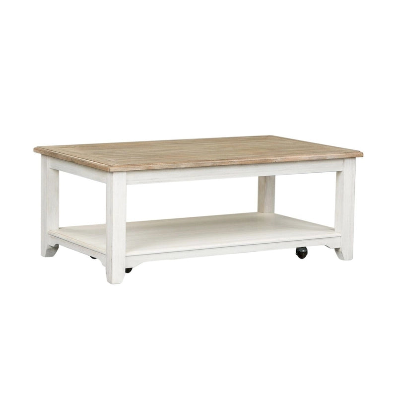 Tavolino rettangolare Summerville di Libberty Furniture con rotelle
