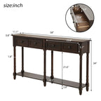 Consolle a 2 cassetti e ripiano inferiore Barregarrow di Copper Grove