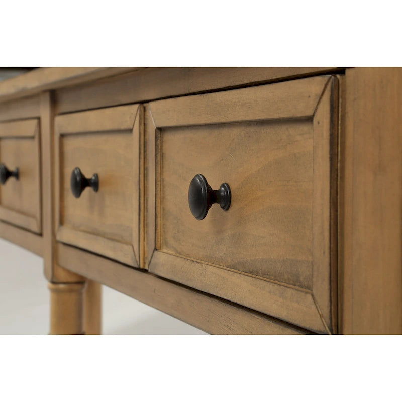 Consolle a 2 cassetti e ripiano inferiore Barregarrow di Copper Grove
