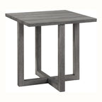 Tavolino Donware Transitional grigio chiaro da 24 pollici in legno di Furniture of America