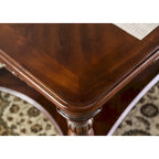 Set di 3 tavolini d'accento Rity Traditional Cherry in legno da 48 pollici di Furniture of America